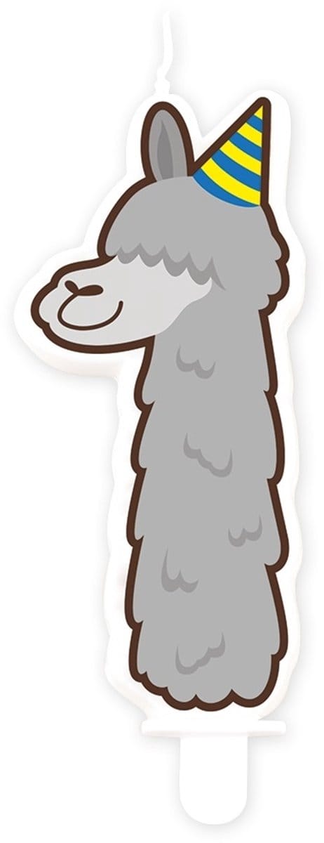 Jungle candle 1 lama | 4 stuks
