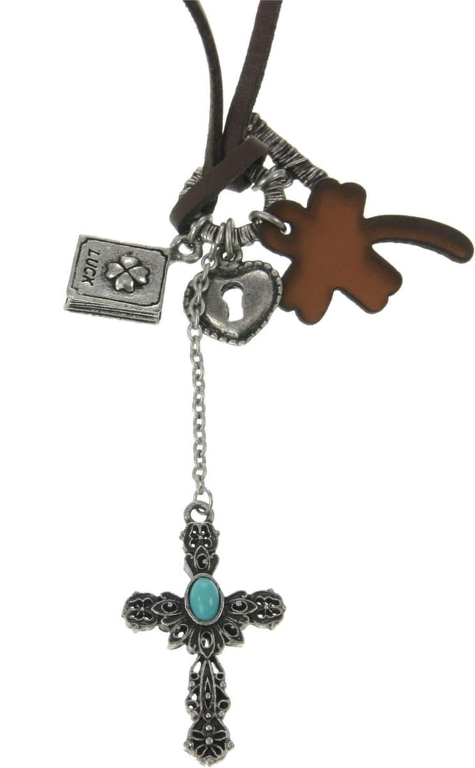 Behave Lange ketting met bedeltjes