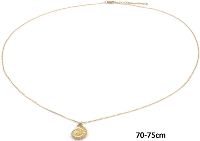 Ketting Schelp – RVS – 75cm