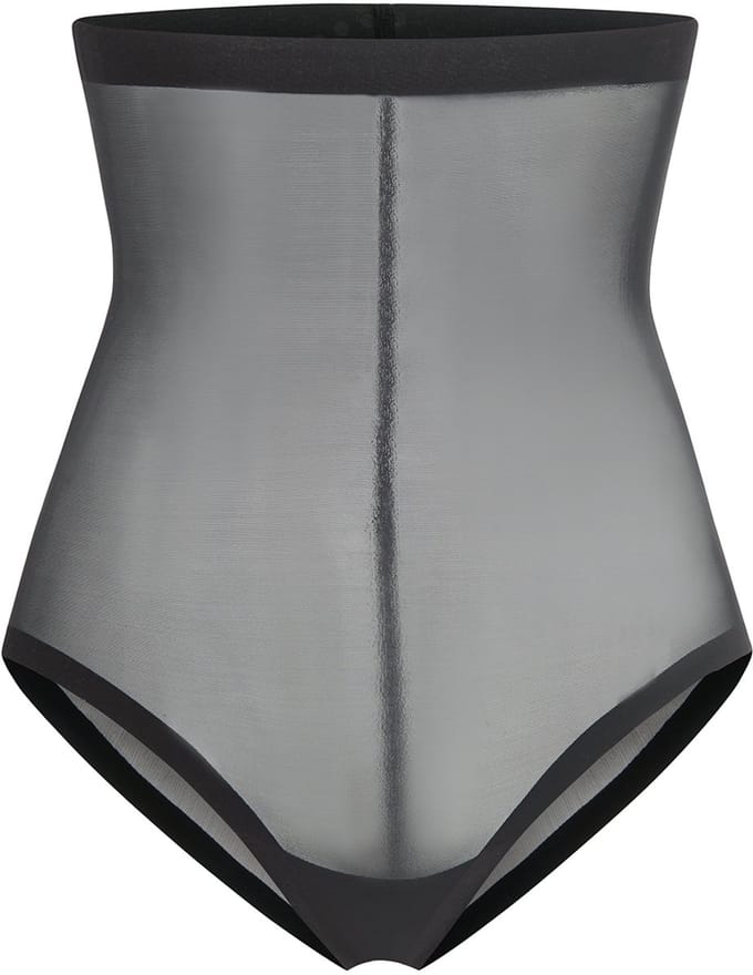 Wolford - Tulle Control Panty High Waist - Tulle - Zwart