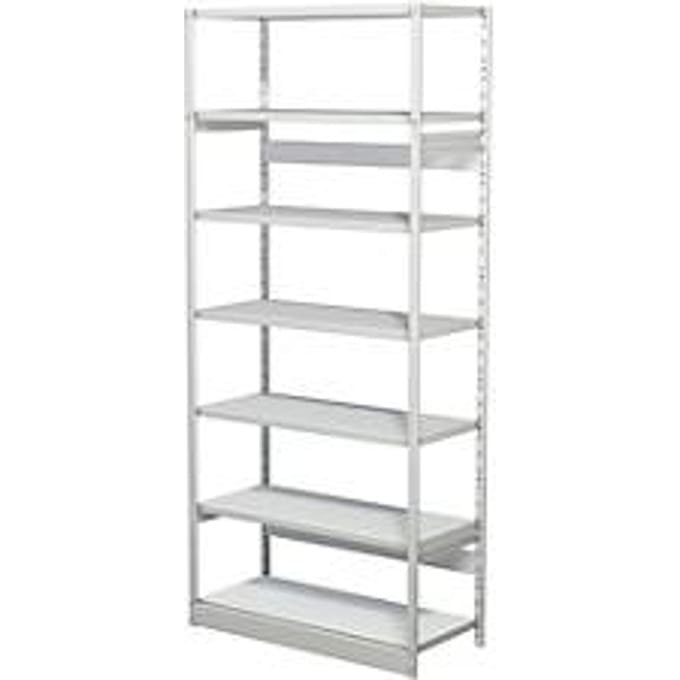 Complete stelling PROGRESS 500 T, basissectie, zonder achterwand, H 2250 x B 960 x D 400 mm