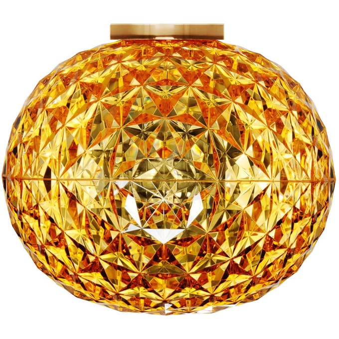Kartell Planet plafondlamp - amberkleurig