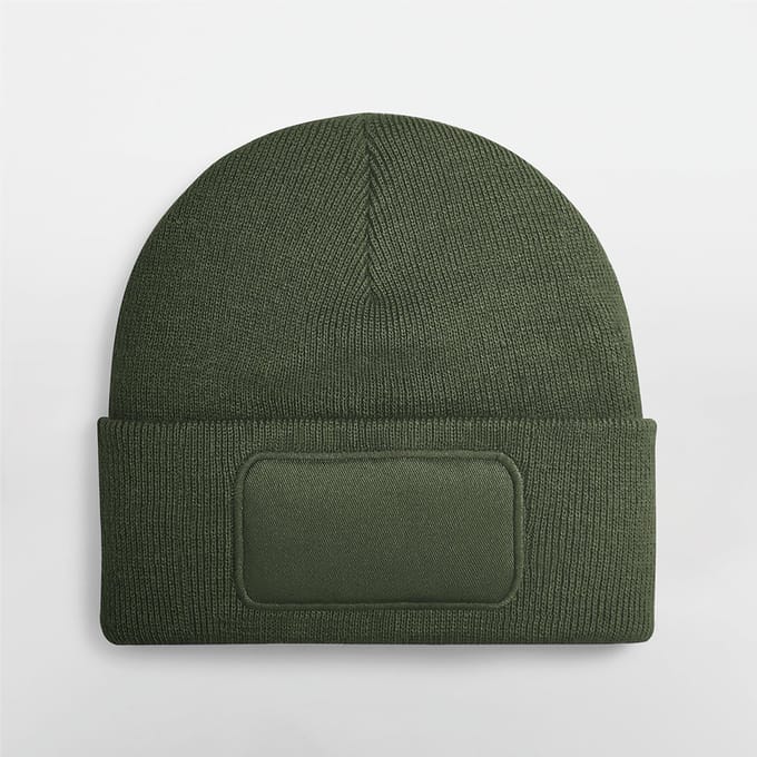 Beechfield Original Patch Beanie B445 - Olive Green - One size