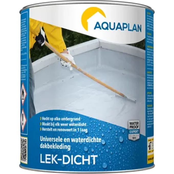 Aquaplan Waterdichte Coating Lek-dicht Grijs 750ml