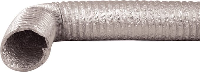 ALU flexibele afvoerslang Ø127mm 1,5m