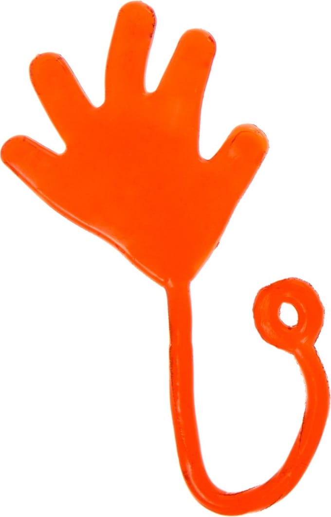 Lg-imports Plakhand Sticky-hand 5 Cm Rood