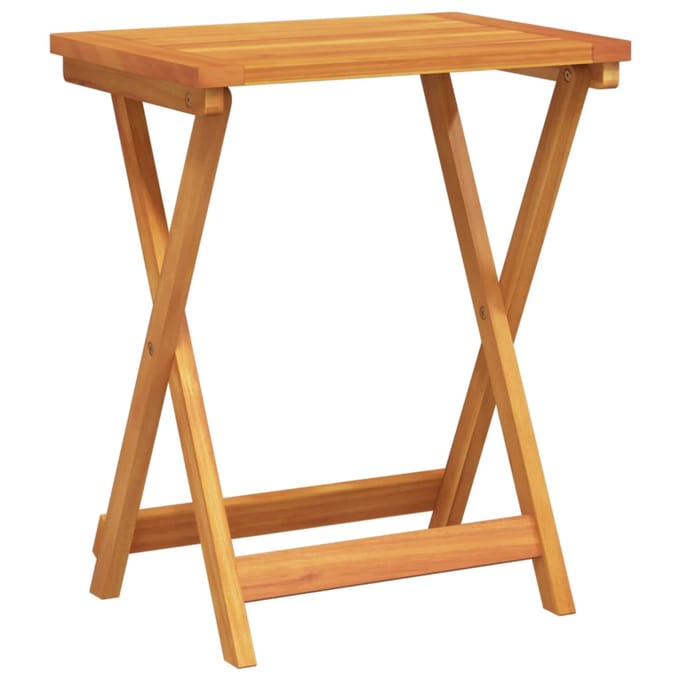 vidaXL - Tuintafel - inklapbaar - 50x36x60 - cm - massief - acaciahout