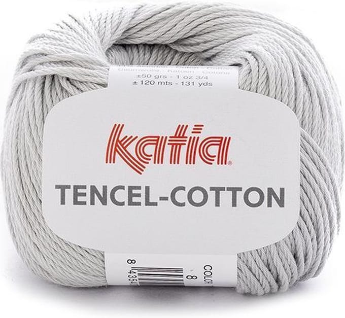 Katia Tencel-Cotton - 08 parelgrijs - Lyocell/Katoen Garen