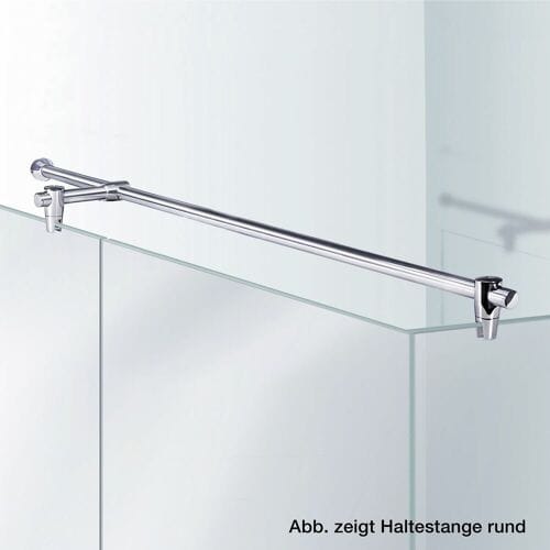 Sprinz holding bar square with T-piece, glass wall, length 100 cm 93-011D