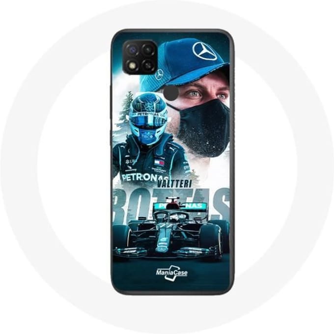 Xiaomi Redmi 9C Case Formule 1 Valtteri Bottas Finse coureur