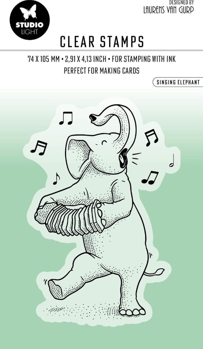 Studio Light Essentials Clear Stamp Singing Elephant