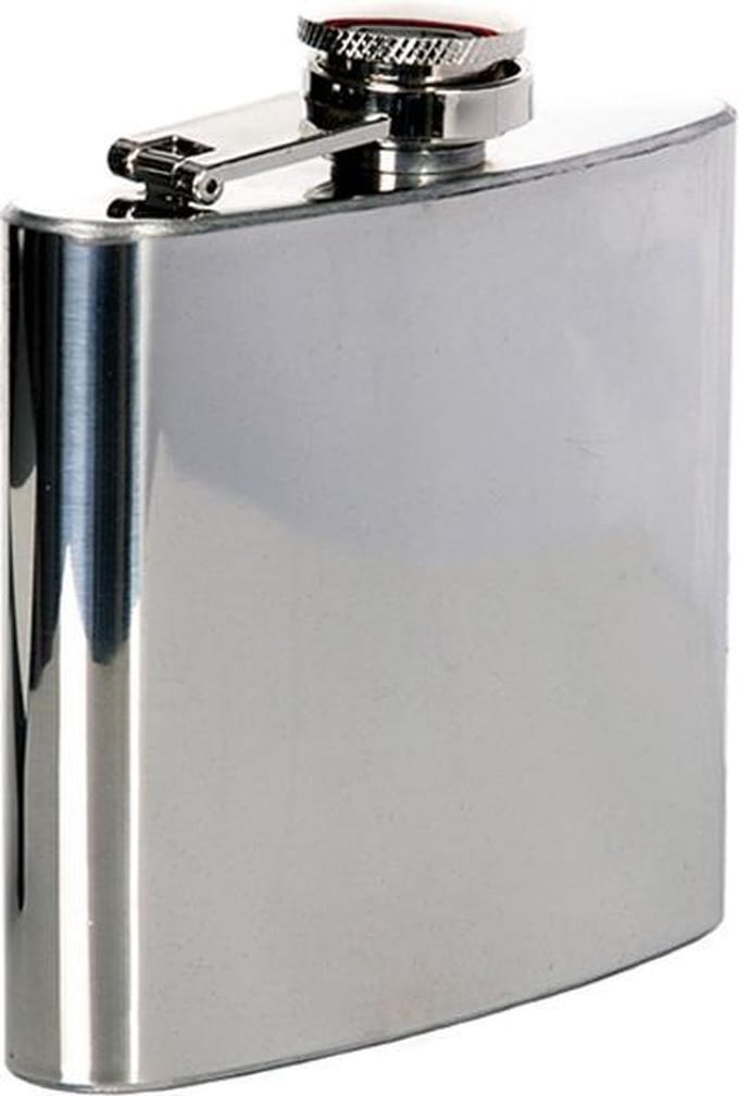 Zakfles/heupflacon RVS 150ml