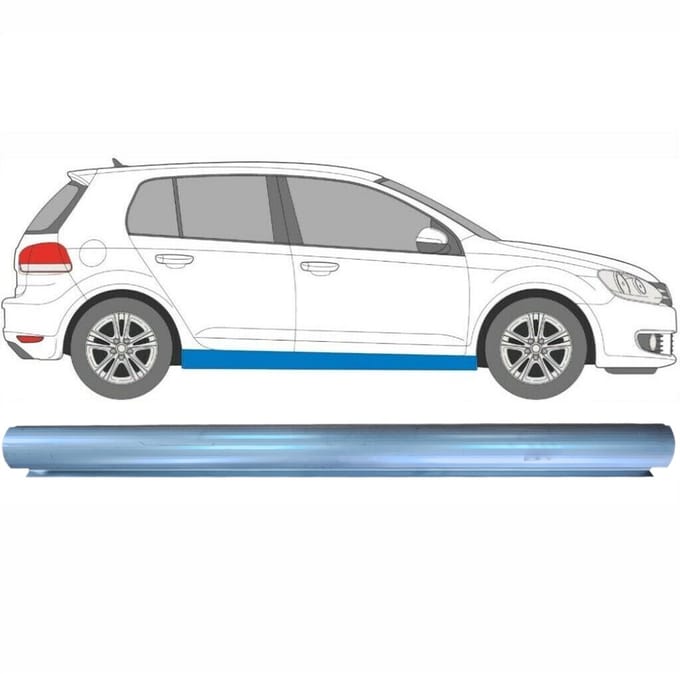 Reparatie dorpel voor Volkswagen Golf 6 2008-2013 / Links = Rechts (symmetrisch)