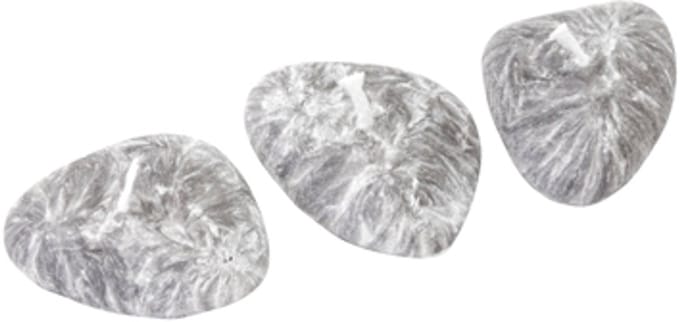 HOBI - 6 decoratieve zen kiezelkaarsen grijs