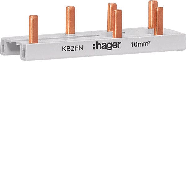 Hager VISION-aansluitrail - KB2FN - E2Z6P