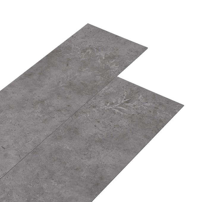 vidaXL - Vloerplanken - Betongrijs - 5,02 - m² - 36 - st - PVC