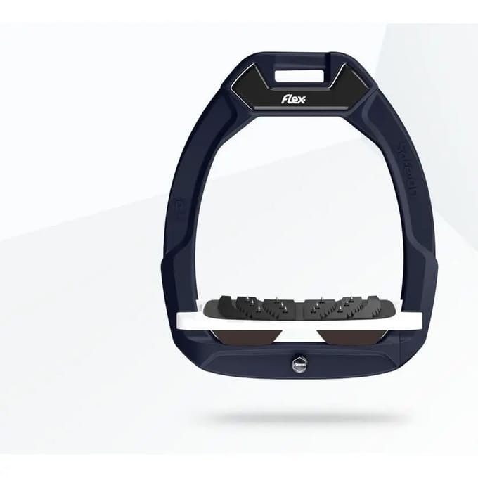 Veiligheidsoppens voor paardrijden Ingebogen Ultra Grip Rood/Wit/Bruin Flex-On Safe-On