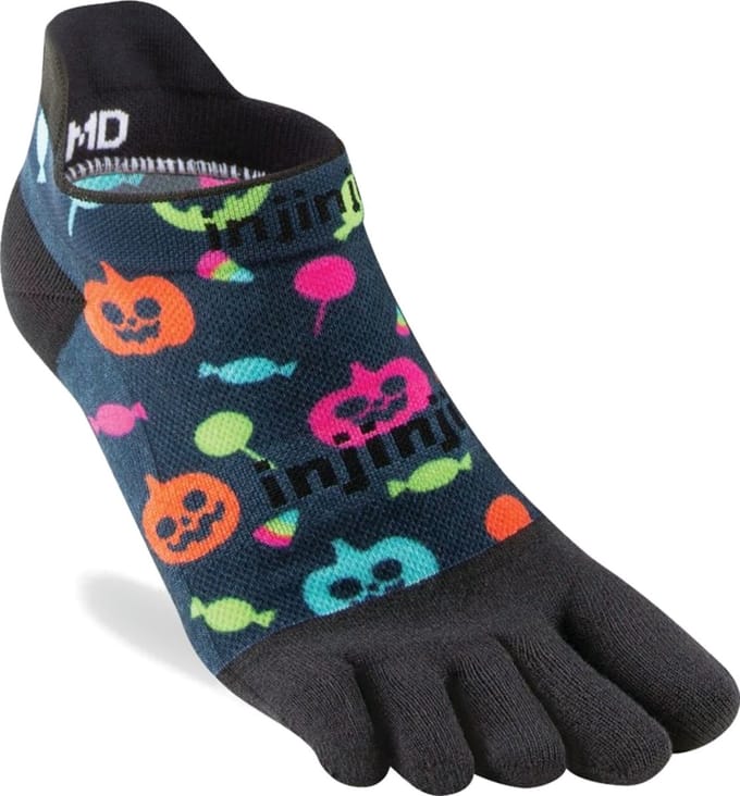 Injinji Run Lightweight No-Show Coolmax - Neon Roze - 40-44