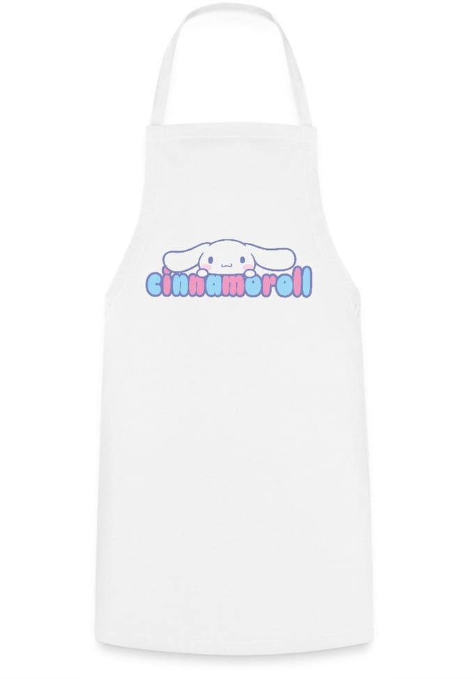 Cinnamoroll Gluurt Over De Letters Keukenschort