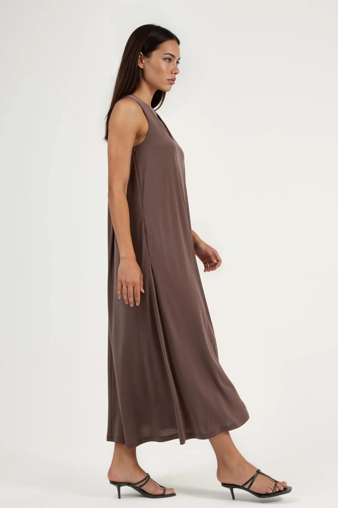 Halterneck Modal Jurk