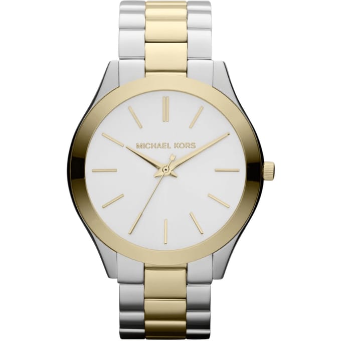 Michael Kors Runway MK3198 Tweekleurige 42mm Dameshorloge