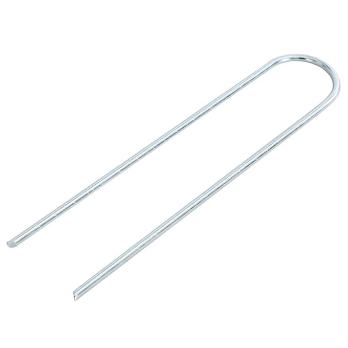 vidaXL - Grondharingen - 25 - st - U-vormig - 20x3,5 - cm - gegalvaniseerd - staal