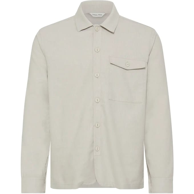 regular fit overhemdjack met kentkraag model 'BRO'