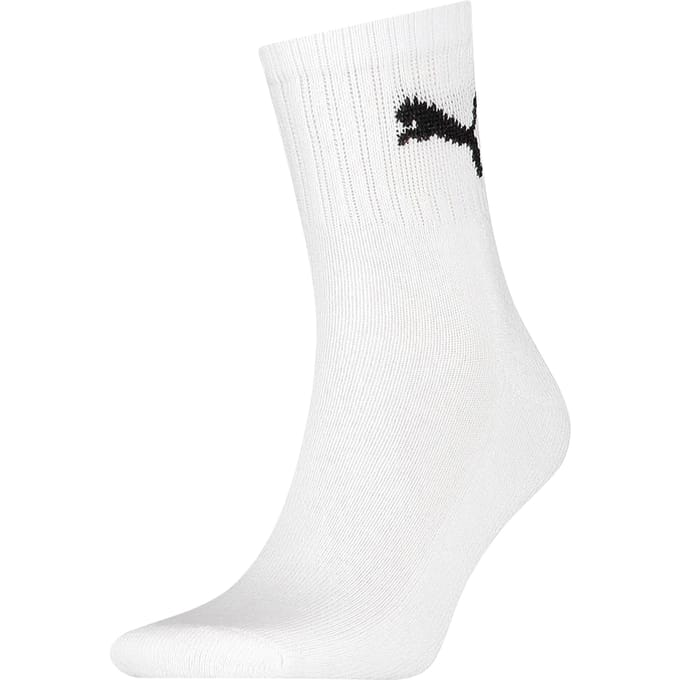 Puma Unisex Adult Lichtgewicht Crew Sokken (pak van 3) (Wit)