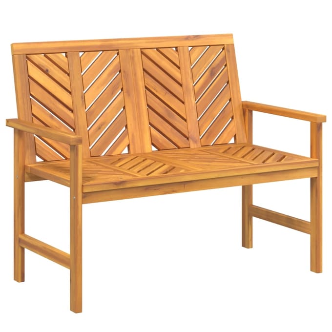 vidaXL - 2-delige - Loungeset - massief - acaciahout