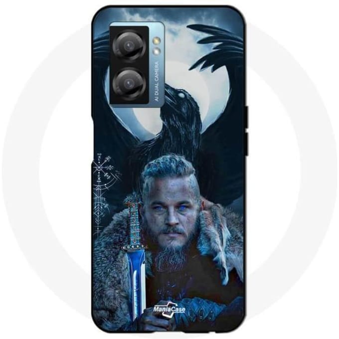 Coque Maniacase pour Realme V23 vikings ragnar lothbrok corbeau