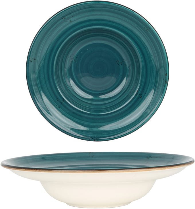 By Bone Pastabord - Harmony Tropical - Porselein - 25 cm (400cc) - set van 2