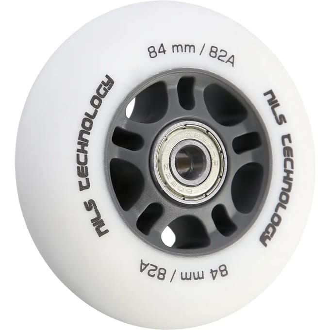 PU Rollerwiel met 8 ABEC-9 lagers NILS Extreme 82A (x4)