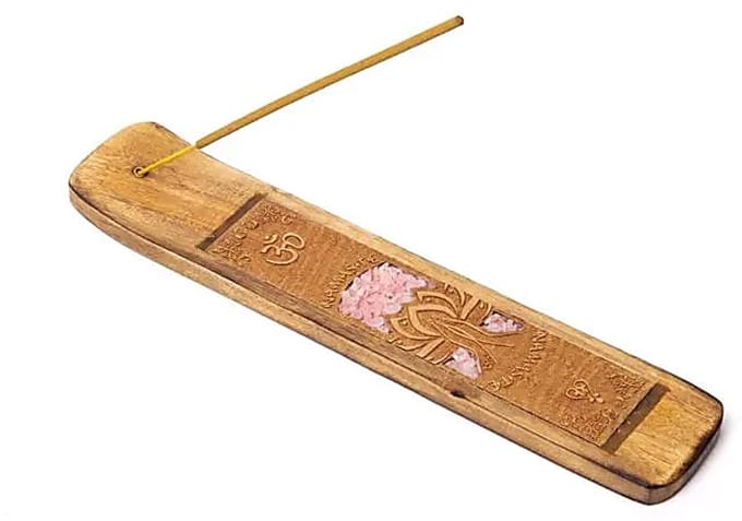 Wierookhouder Namaste Rozenkwarts --set van 2 stuks - ±15,5x5cm - ±15.5x5cm