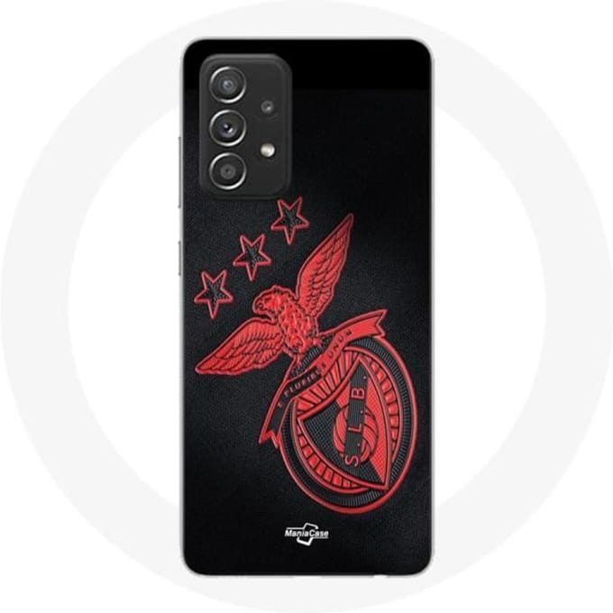 Coque - maniacase - Samsung Galaxy A52 - Noir - Souple - Benfica noir