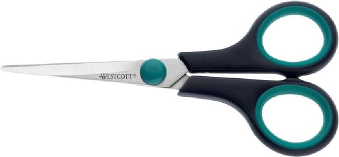 Schaar easy grip 13cm rvs