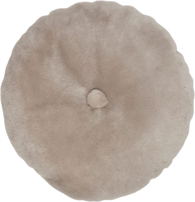 Sheepskin House - Mocassin Kussen - Dubbelzijdig - D45 cm