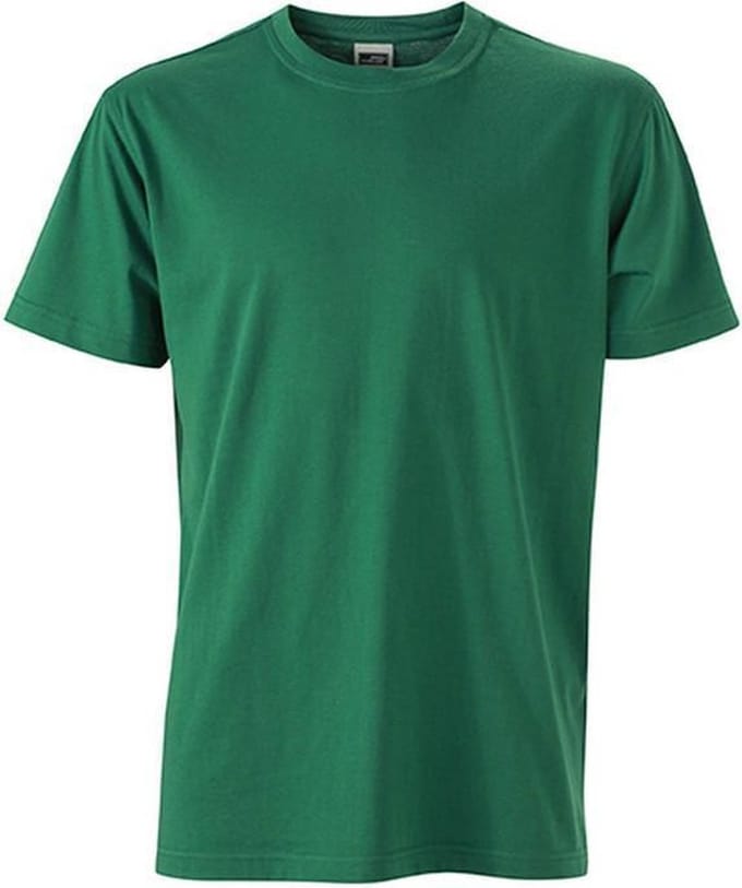 Fusible Systems - Heren James and Nicholson Workwear T-Shirt (Donkergroen)