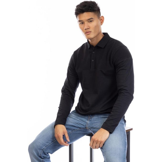 Peter Werth Chessum-poloshirt voor heren (Zwart)