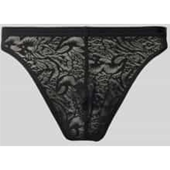 HOM - Free Cut Lace G-String - Black - mannen - M