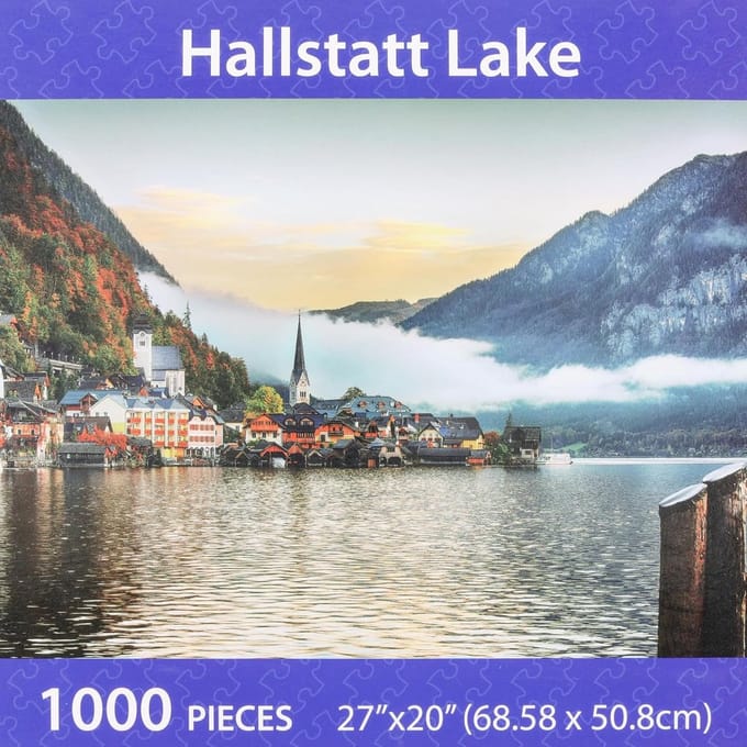 Puzzle Mate – Hallstatt Lake – Legpuzzel 1000 stukjes - 68,6 × 50,8 cm – 14+