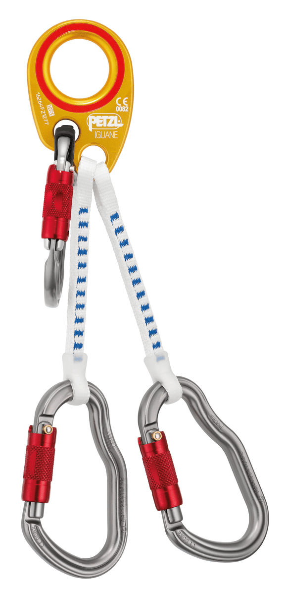 Petzl Iguane 25 cm Oranje/Zilver – Helivac-lijn