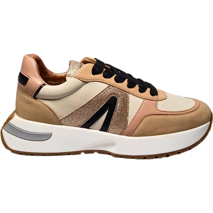 Damesschoenen Alexander Smith Hyde vrouw- creme goud