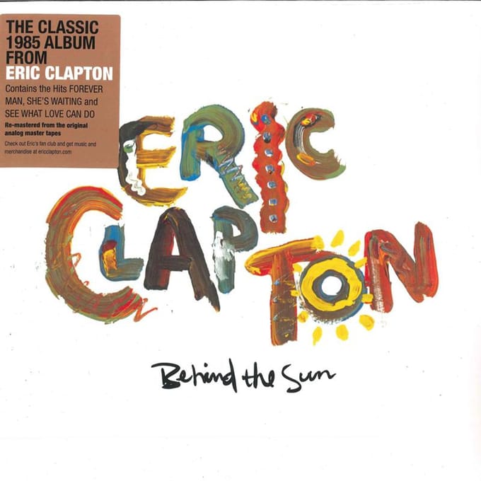 LP Plaat ERIC CLAPTON - Behind The Sun 477351 Reprise Records 2018 VS Rock gray