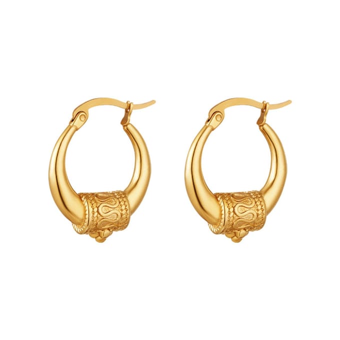 Bijoutheek Oorringen Bali Indian Vibes Small Goud