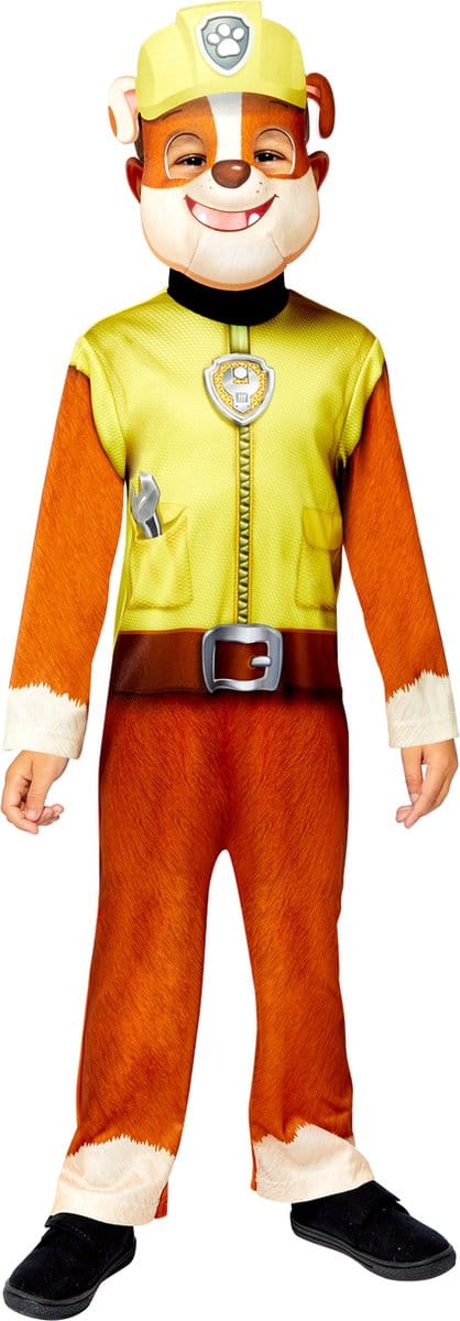 PAW Patrol - Verkleedkleding - Rubble - Kinderen - 92/104 (3-4 jaar)