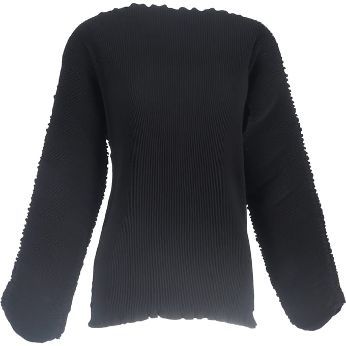 Totême Azores top met boothals in zwart polyester