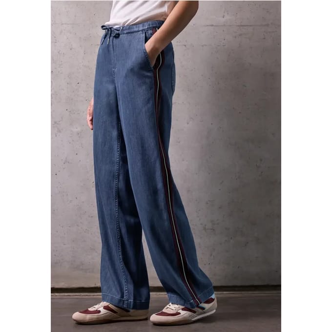 Jeans met gallonstrepen