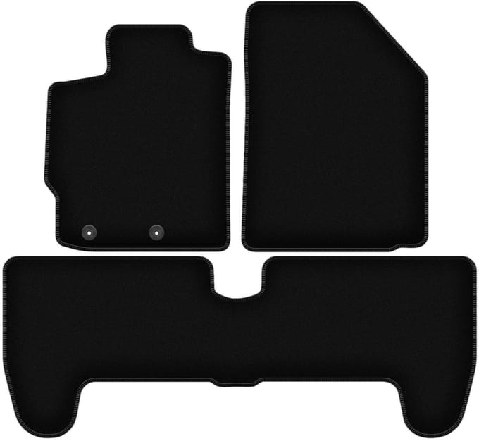 BASIC zwarte veloursmatten voor: Toyota Yaris II hatchback (2005-2011)