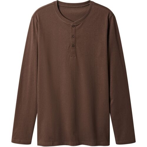 esmara Men Heren shirt (Bruin, M)