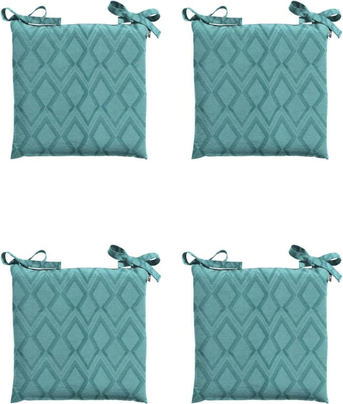 Madison - Zitkussen - Universeel - 4x - 46x46cm - Outdoor Graphic Blue